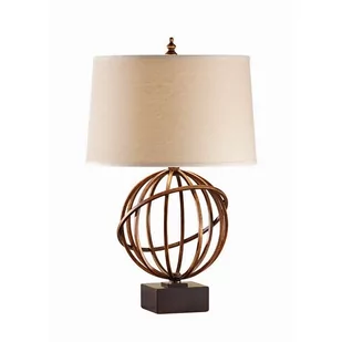 Elstead Modna tekstylna lampa stołowa Spencer - Lampy stojące - miniaturka - grafika 1