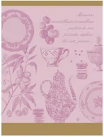 Ściereczki, gąbki, czyściki - Le Jacquard Fran ais Ściereczka kuchenna Macarons Różowa - miniaturka - grafika 1