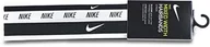 Ozdoby do włosów - Nike Męska opaska na czoło, 930 Black/White, rozmiar uniwersalny EU - miniaturka - grafika 1
