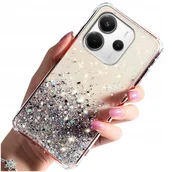 Etui i futerały do telefonów - Etui do Xiaomi Redmi Note 14 4G CASE BROKAT PLECKI + SZKŁO OCHRONNE 9H - miniaturka - grafika 1