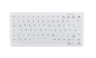 Klawiatury - CHERRY AK-C4110 klawiatura Medyczna RF Wireless QWERTZ Niemiecki Biały AK-C4110F-FUS-W/GE - miniaturka - grafika 1