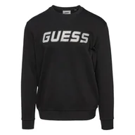 Bluzy męskie - Męska Bluza GUESS LUGH CN SWEATSHIRT Z4RQ13KBK32-JBLK – Czarny - miniaturka - grafika 1