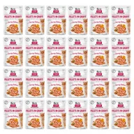 Mokra karma dla kotów - Brit Care Cat Pouches Fillets in Gravy with Savory Salmon 24 x 85 g - miniaturka - grafika 1