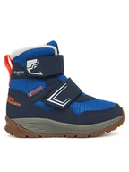 Buty dla chłopców - Jack Wolfskin Śniegowce Polar Bear-b Texapore Mid Vc K A62144 Niebieski - miniaturka - grafika 1