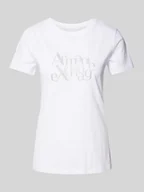 Koszulki i topy damskie - T-shirt z nadrukiem z logo - miniaturka - grafika 1