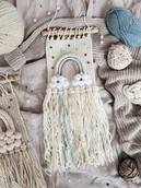 Dekoracje domu - Makatka tęcza, gwiazdki, dekoracja na ścianę - miniaturka - grafika 1