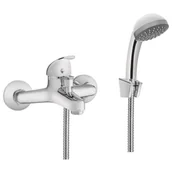 Baterie wannowe i prysznicowe - Bateria wannowa Perea chrom Invena - miniaturka - grafika 1