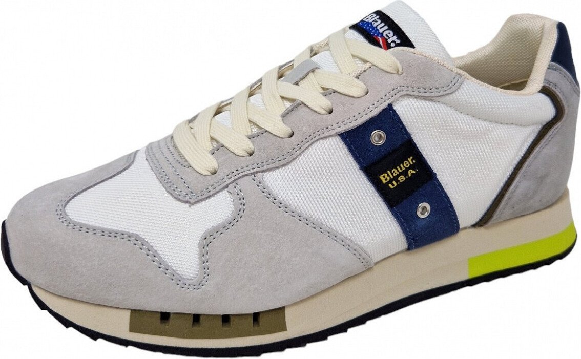 Męskie trampki Blauer USA Queens w kolorze białym, rozmiar 44