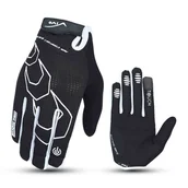 Rękawiczki rowerowe - RĘKAWICZKI ROWEROWE RĘKAWICE NA ROWER KOLARSKIE M - miniaturka - grafika 1