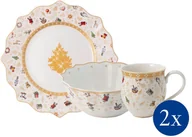 Pozostałe akcesoria świąteczne - Villeroy & Boch Zestaw śniadaniowy dla 2 os. Anniversary Edition 2020 Toys Delight - miniaturka - grafika 1