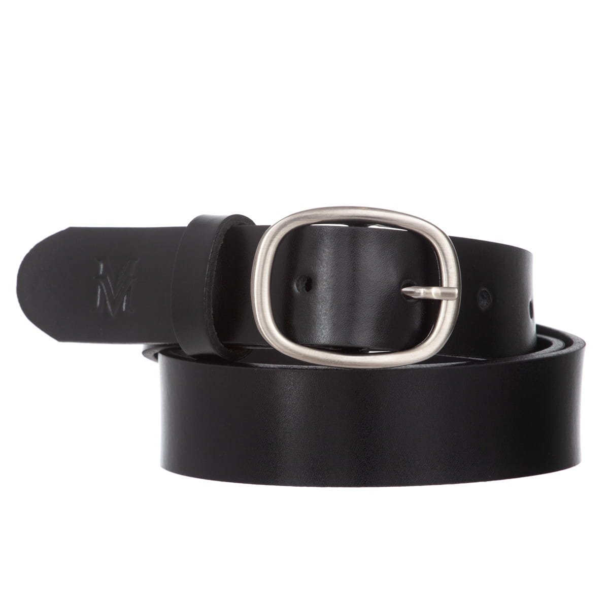 Klasyczny Pasek Damski VerMari Skórzany Czarny 3 cm