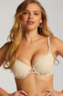 Hunkemöller Crochet Bikini Top Biały - Biustonosze - miniaturka - grafika 1