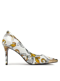 Versace Jeans Couture Szpilki 78VA3S50 Biały - Czółenka - miniaturka - grafika 1