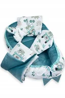 Kołdry i poduszki dla dzieci - KOKON VELVET MATERACYK MOTYLEK KOCYK PODUSZKA HIT! - miniaturka - grafika 1