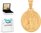 Dewocjonalia - Złoty medalik 585 prezent grawer pudełko - miniaturka - grafika 1