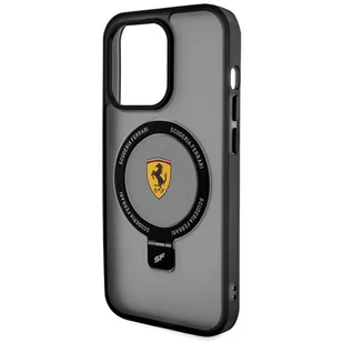 Ferrari FEHMP15MUSCAK iPhone 15 Plus / 14 Plus 6.7" czarny/black hardcase Ring Stand 2023 Collection MagSafe - Etui i futerały do telefonów - miniaturka - grafika 3