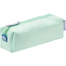 Saszetka duża Oxford Flowers jasno zielona - Piórniki - miniaturka - grafika 1