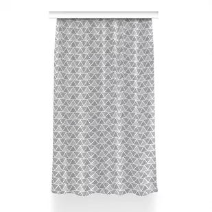 Gotowa zasłona z nadrukiem 150x230 Wzór w trójkąty, Fabricsy - Zasłony - miniaturka - grafika 1