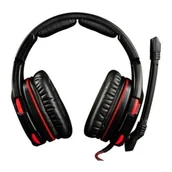 Słuchawki - ModeCom MC-832 GHOST czarno-czerwone (S-MC-832-GHOST) - miniaturka - grafika 1