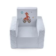 Krzesła obrotowe dla dzieci - Albero Mio Fotelik Basic Print Autka - miniaturka - grafika 1