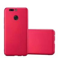 Etui i futerały do telefonów - Pokrowiec Do Honor 8 PRO Etui w METAL CZERWONY Hard Case Cover Obudowa Ochronny Cadorabo - miniaturka - grafika 1