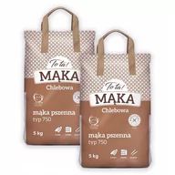 Mąka - ToTa! Mąka pszenna typ 750 chlebowa 5 kg x2 sztuk - miniaturka - grafika 1