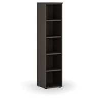 Regały biurowe - Regał biurowy PRIMO WOOD, 1781 x 400 x 420 mm, wenge - miniaturka - grafika 1