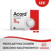 Acard 75 mg x 60 tabl