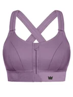Biustonosze - Biustonosz Sportowy Shefit Fioletowy Mocne Podtrzymanie Regulowany M Siłownia - miniaturka - grafika 1