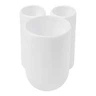 Kubki na szczoteczki do zębów - Biały plastikowy kubek na szczoteczki do zębów Touch – Umbra - miniaturka - grafika 1