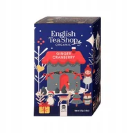 Herbata - Herbata świąteczna BIO Ginger Cranberry - 20 saszetek English Tea Shop - miniaturka - grafika 1