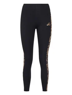 adidas Legginsy Animal Print 3-Stripes JM1864 Czarny Slim Fit - Legginsy - miniaturka - grafika 1