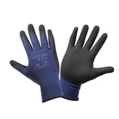 Rękawice robocze - LAHTI PRO Rękawice nitr. gran.-czarne l221311p - miniaturka - grafika 1