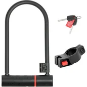 Zabezpieczenia do roweru - ZEFAL Zapięcie rowerowe K-Traz U11 U-lock Czarno-czerwony Raty - miniaturka - grafika 1