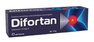 US PHARMACIA Difortan 100 mg/g żel 50 g |  OD 199 PLN! - Stawy, mięśnie, kości - miniaturka - grafika 1