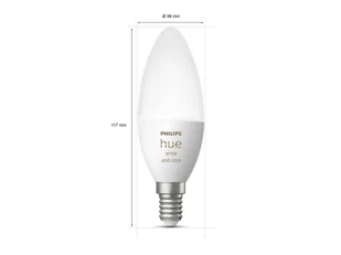 Philips Hue White P45 E14 żarówka kulka - 2 pak 929002294204 - Pozostałe oświetlenie - miniaturka - grafika 5