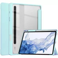 Etui do tabletów - Bizon Etui Case Tab Clear Matt do Samsung Galaxy Tab S8 / S7, błękitne - miniaturka - grafika 1