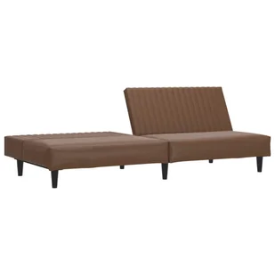 2-osobowa sofa, brązowa, sztuczna skóra - Sofy i kanapy 2-osobowa sofa, brązowa, sztuczna skóra - Sofy i kanapy - miniaturka - grafika 5