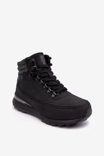 Buty Trekkingowe Trapery Sznurowane Czarne Big Star MM274677 - Zazoo - Buty trekkingowe damskie - miniaturka - grafika 1