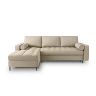 Narożniki - Beżowy rozkładany narożnik Milo Casa Santo, lewostronny - miniaturka - grafika 1