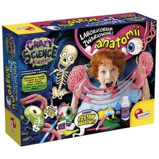 Lisciani Lisciani Zestaw naukowy Crazy Science Laboratorium Zwariowanej Anatomii 304-PL80663 - Mały naukowiec - miniaturka - grafika 1