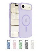 Etui i futerały do telefonów - Belkin SheerForce Grip Zgodne z MagSafe Etui na Telefon iPhone Air, Niskoprofilowe z Antypoślizgowymi Bokami – Magnetyczne, Przezroczyste i Odporne na Uderzenia Etui do iPhone'a – Lawenda - miniaturka - grafika 1