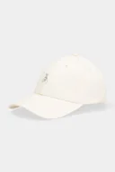 Czapki damskie - Patrizia Pepe czapka z daszkiem bawełniana kolor beżowy 8F0109 AB01 - miniaturka - grafika 1