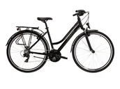 Rowery - Kross Trans 1.0 SR Damski 28 cali Damski Czarny/szary 2023 - miniaturka - grafika 1
