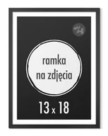 Ramki na zdjęcia - Ramka na zdjęcia 13x18 cm B6 Ramki 18x13 czarna stojąca z nóżką - miniaturka - grafika 1