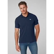 Koszulki męskie - Koszulka Męska Helly Hansen Driftline Polo Granat - Xxl - miniaturka - grafika 1