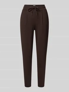 Spodnie dresowe z elastycznym pasem model ‘KATE’ - Spodnie damskie - miniaturka - grafika 1