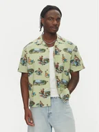 Koszule męskie - Element Koszula Sbxe Camp ELYWT00171 Zielony Regular Fit - miniaturka - grafika 1