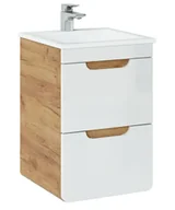 Umywalki - Elior Szafka z umywalką i szufladami M9-H86 - miniaturka - grafika 1