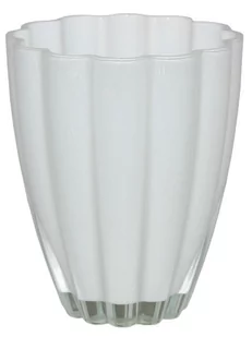 Waza TAJEMNICZY OGRÓD Flower, biała, 17x14x14 cm - Wazony i flakony - miniaturka - grafika 1